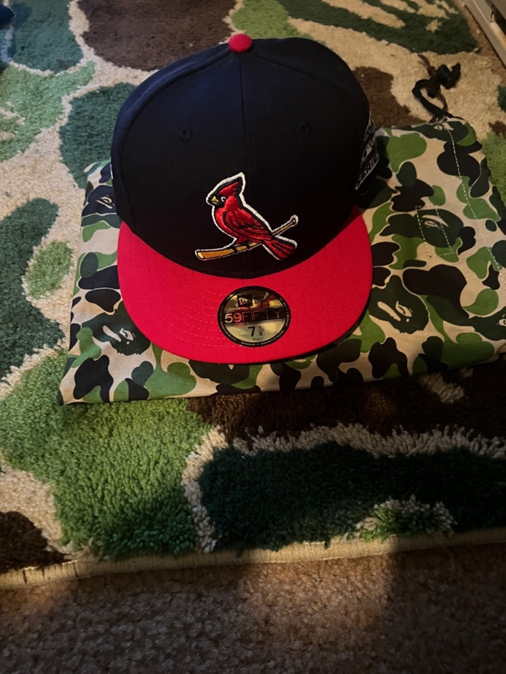 Jae Tips New Era Black & Red St. Louis Cardinals Fitted Cap